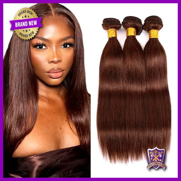 3 Bundle Unprocessed Brazilian Virgin Human Hair Extensions 8-34 Inch